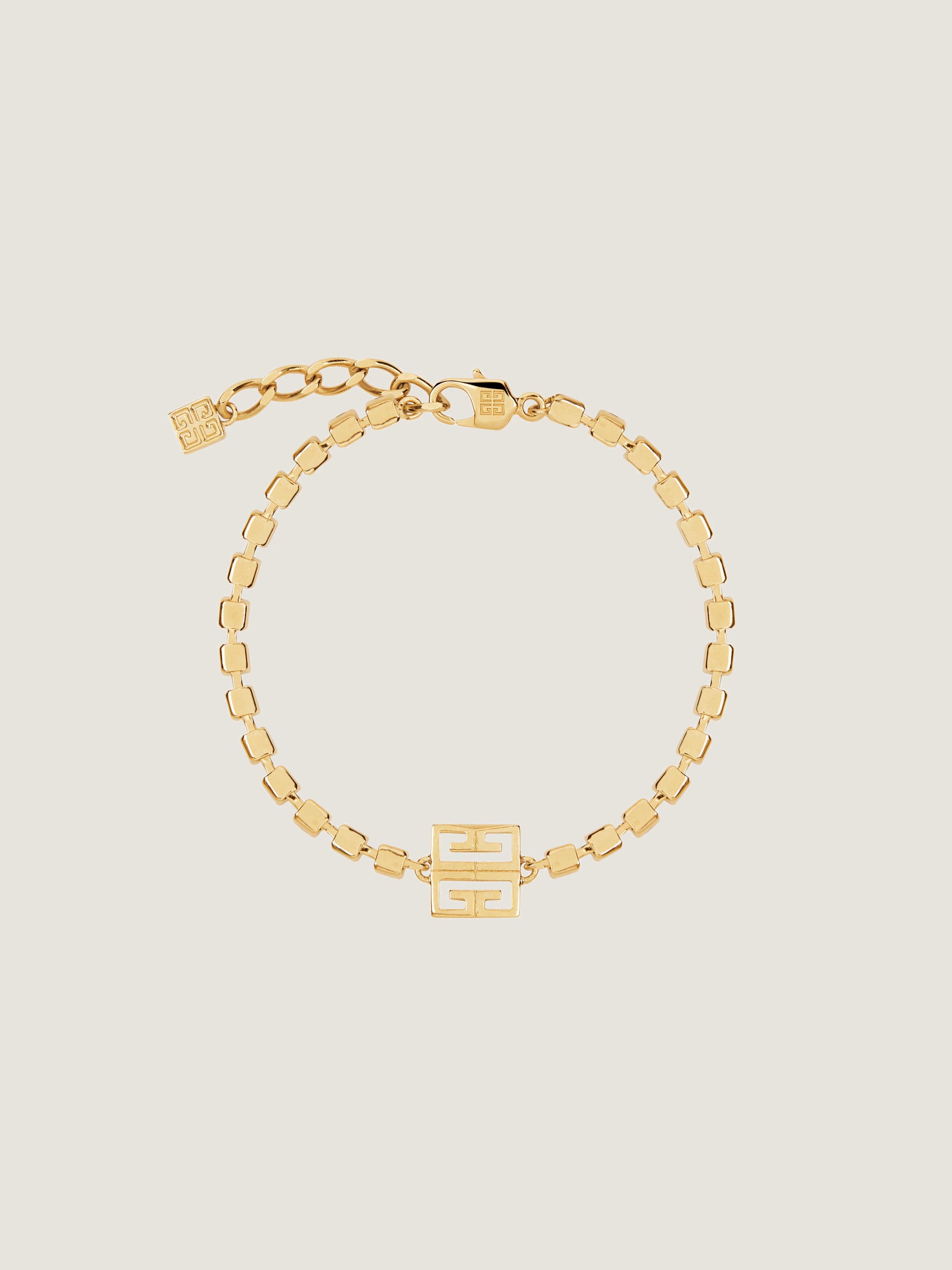 4G bracelet in metal with crystals