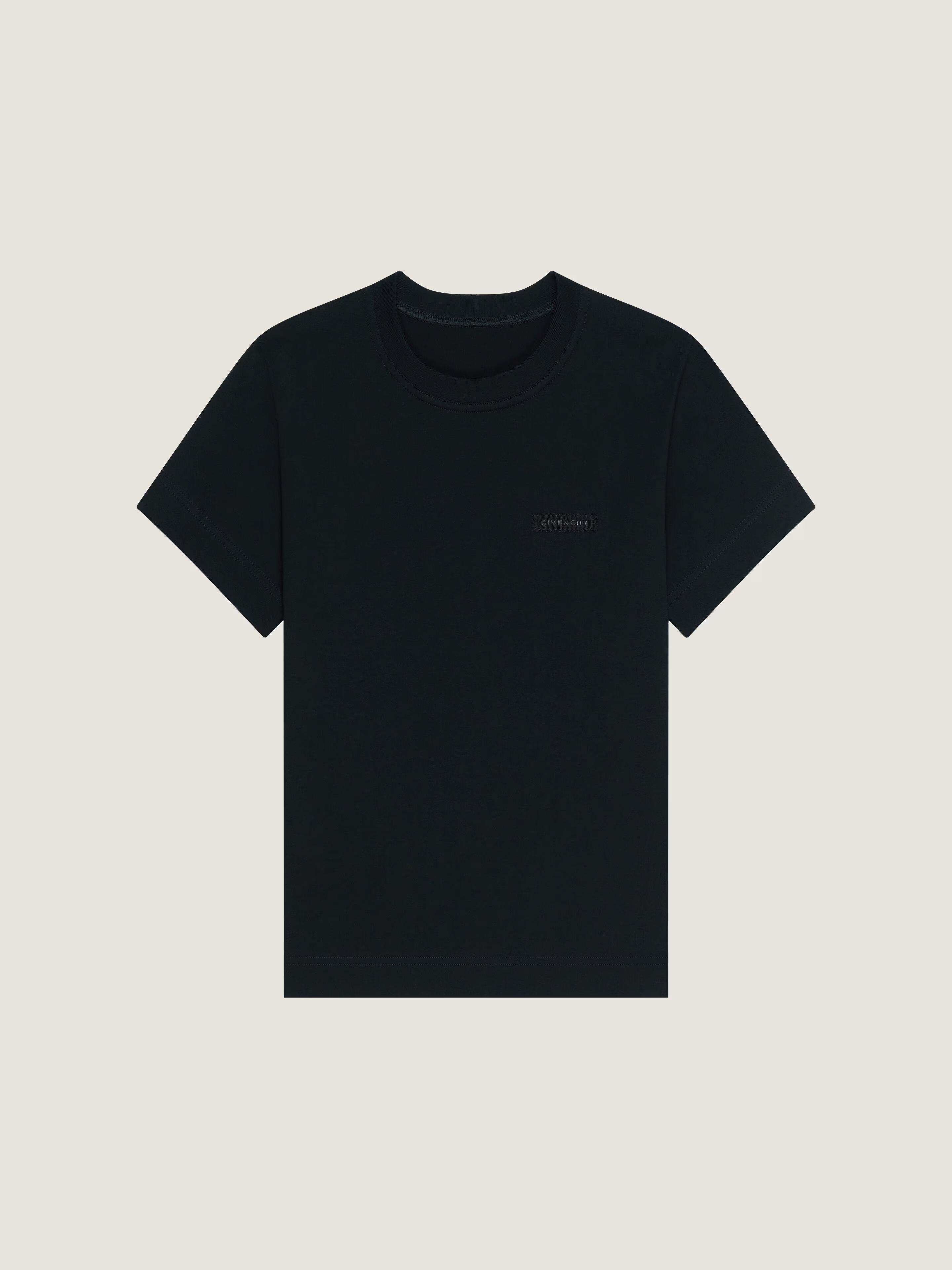 T-shirt in cotton with GIVENCHY patch